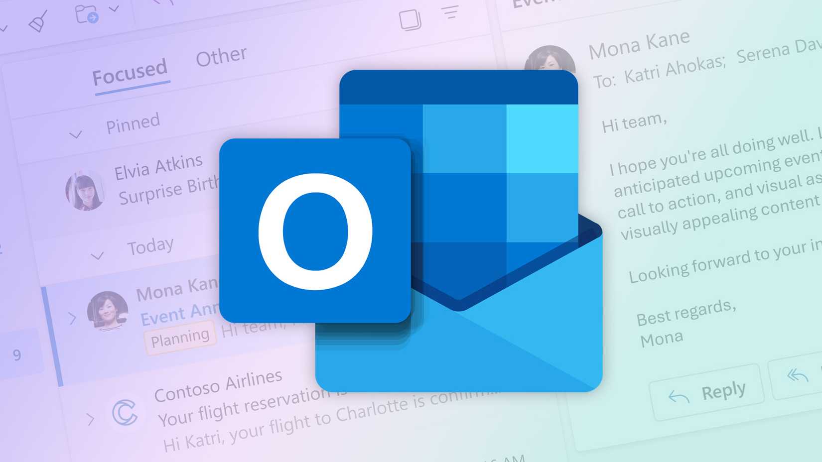 Microsoft Outlook logo.