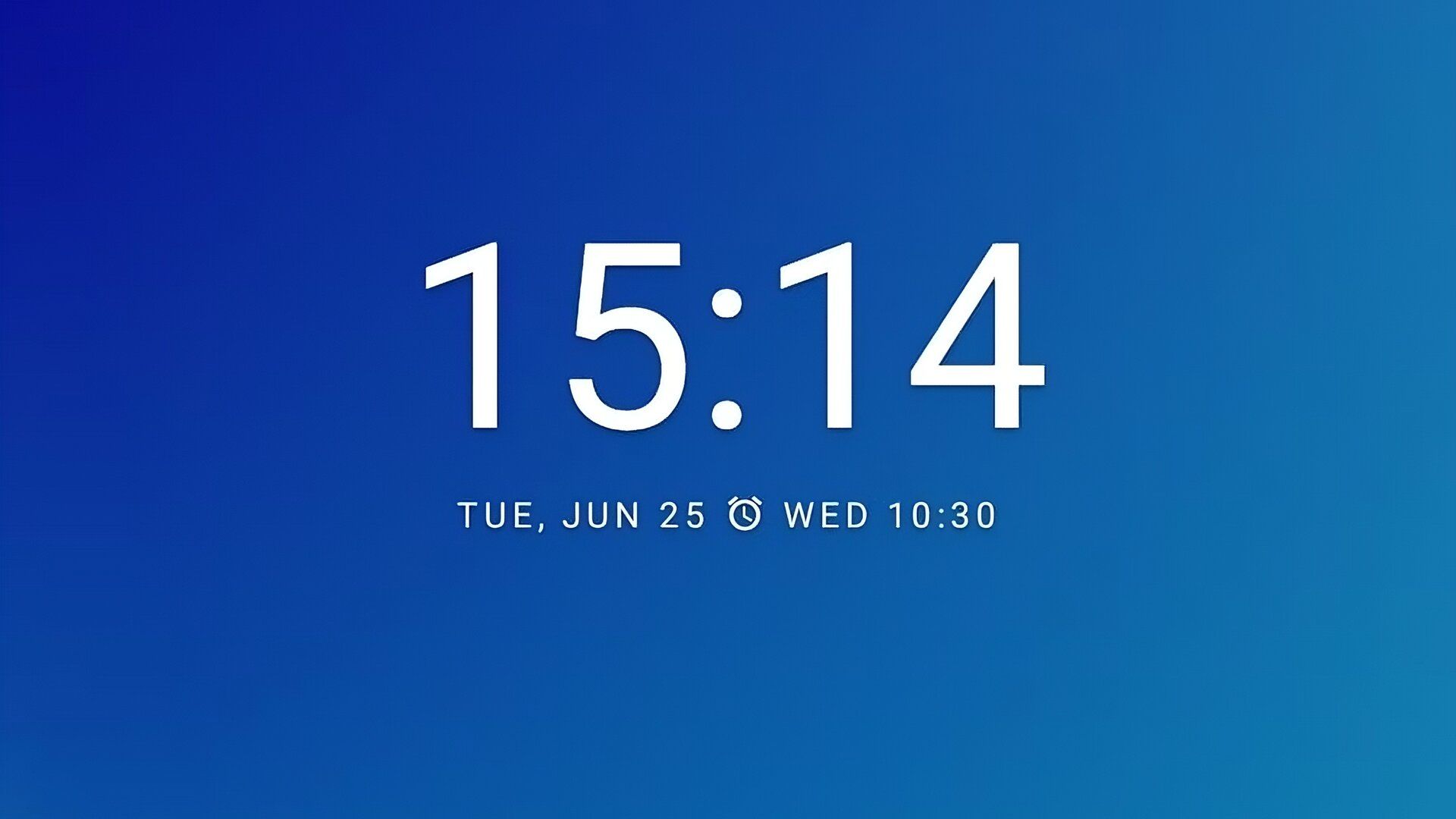 Виджет Google Clock.