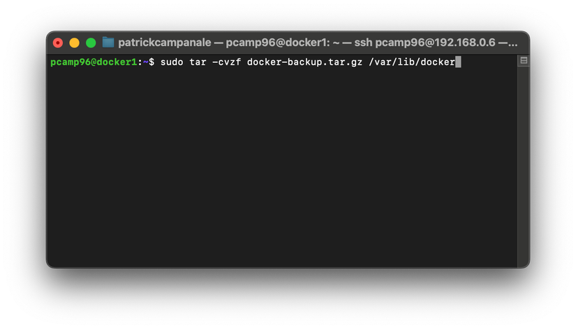 How I Moved My Docker Server to a New System