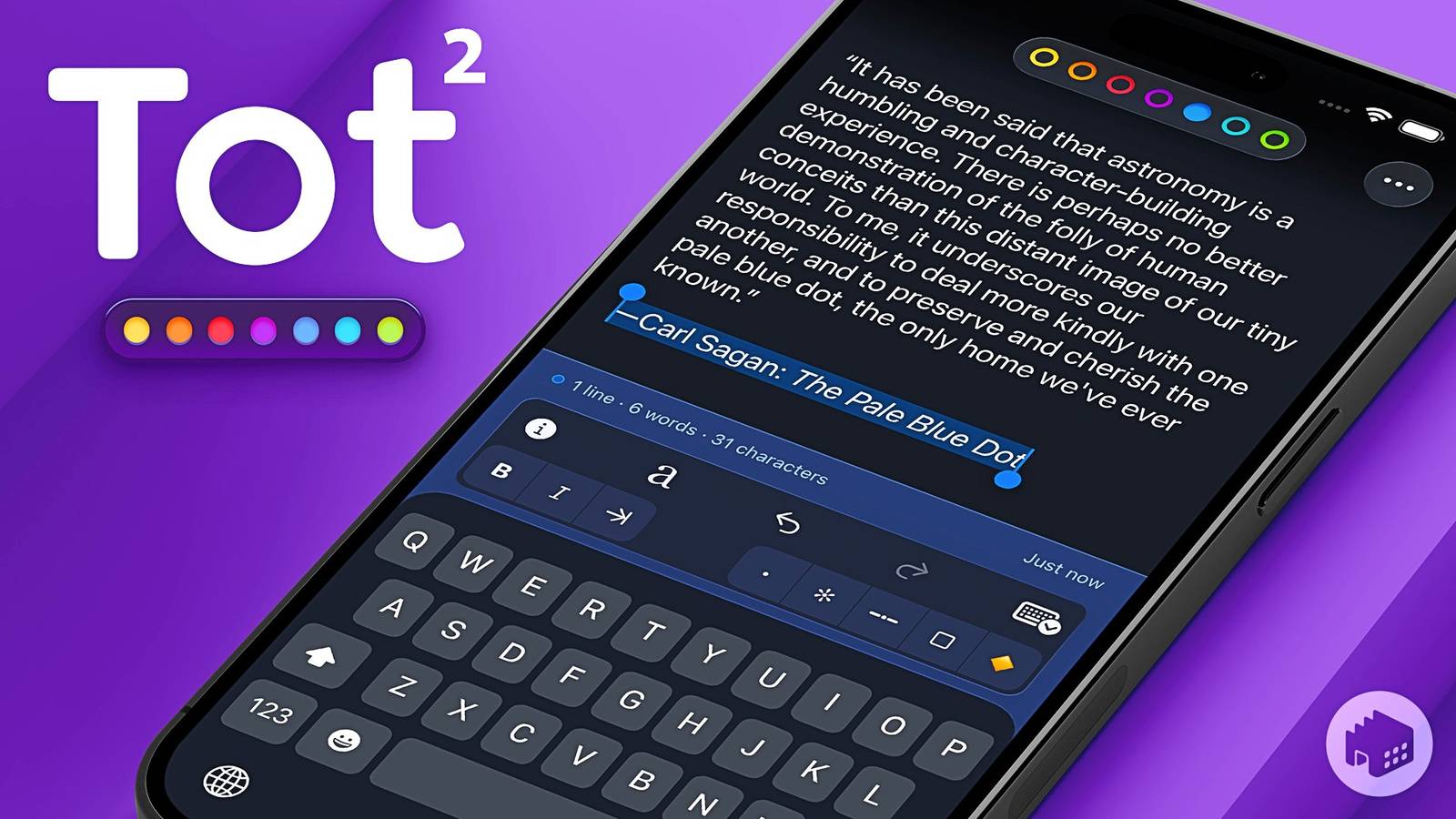 Tot 2 Is a Unique Way to Take Notes on iPhone, Mac, and Apple Watch