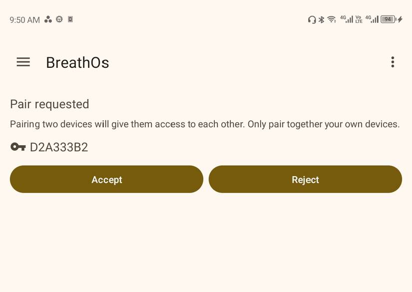 Emparelhando o telefone com o PC usando o KDE Connect.