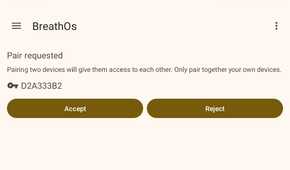 Pairing the phone with PC using KDE Connect.