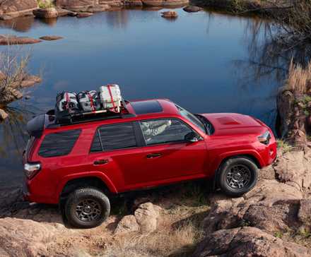 Side action shot of a 2020 Toyota 4Runner