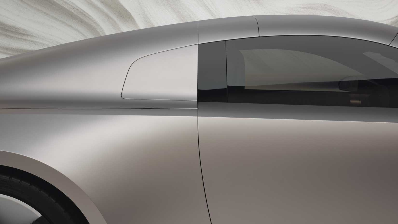 Close -up of the door on the Audi 2025 concept