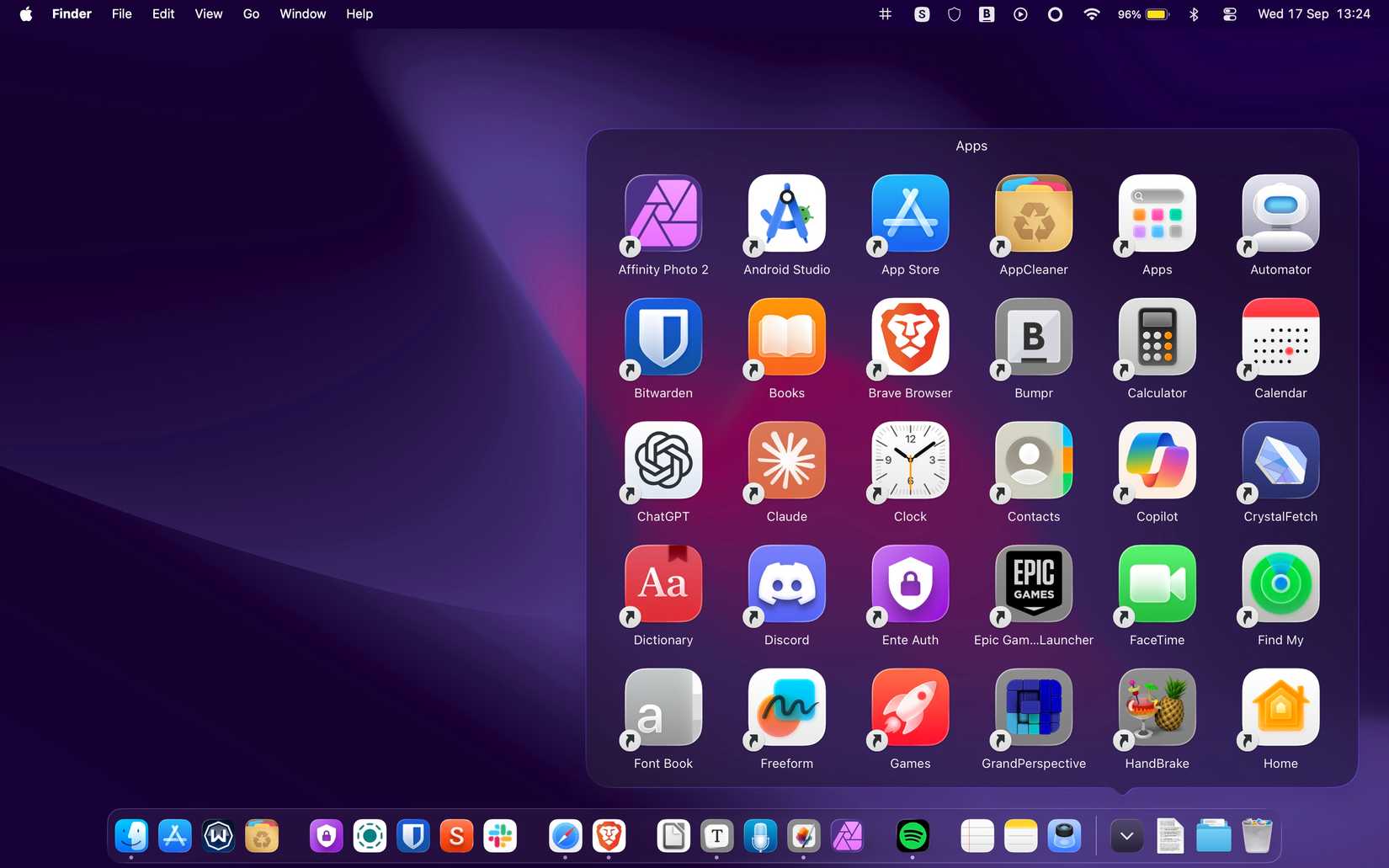 Adicione a pasta Alias ​​à doca no macOS.