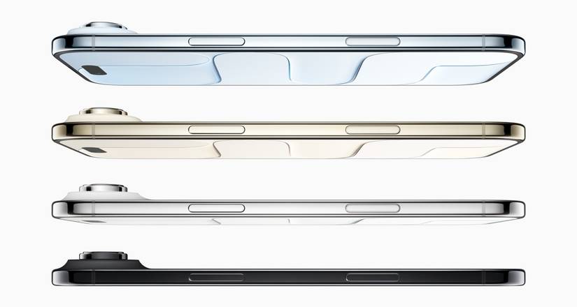 iPhone Air side profile.