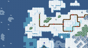 game map of SuperTux game