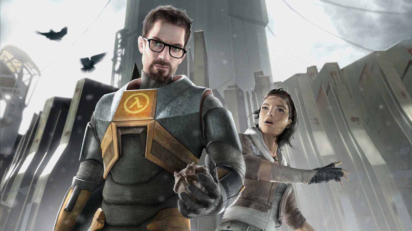 Gordon Freeman e Alyx Vance da Half-Life 2.