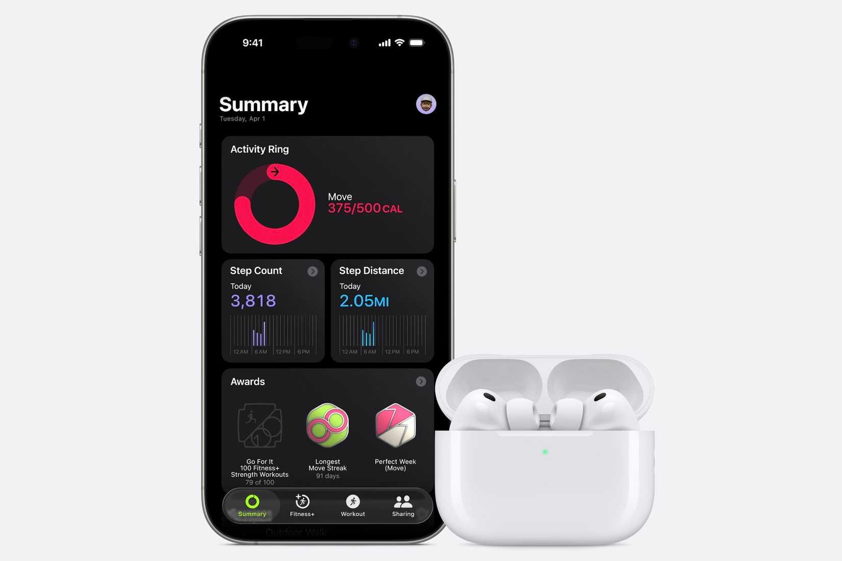 AirPods Pro 3 can help you close your Move ring in the Fitness app.