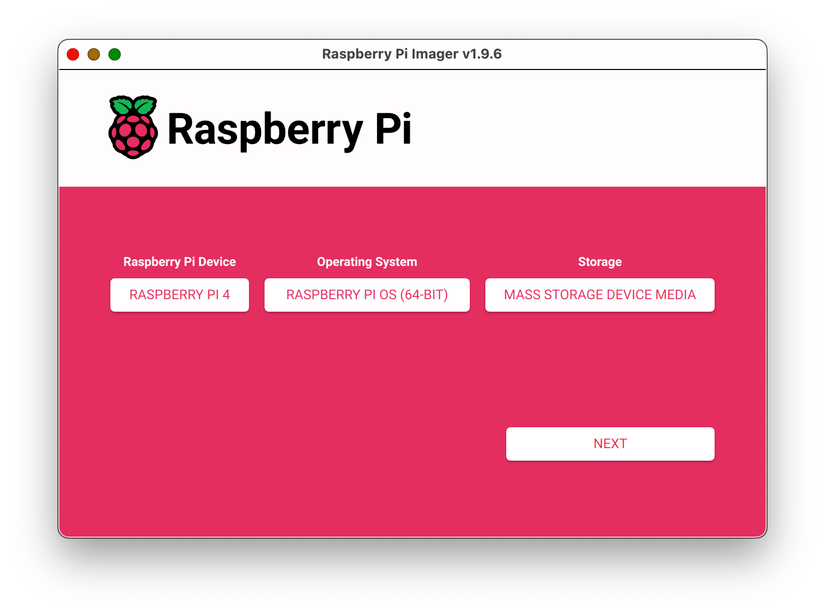 Installing Raspberry Pi OS.