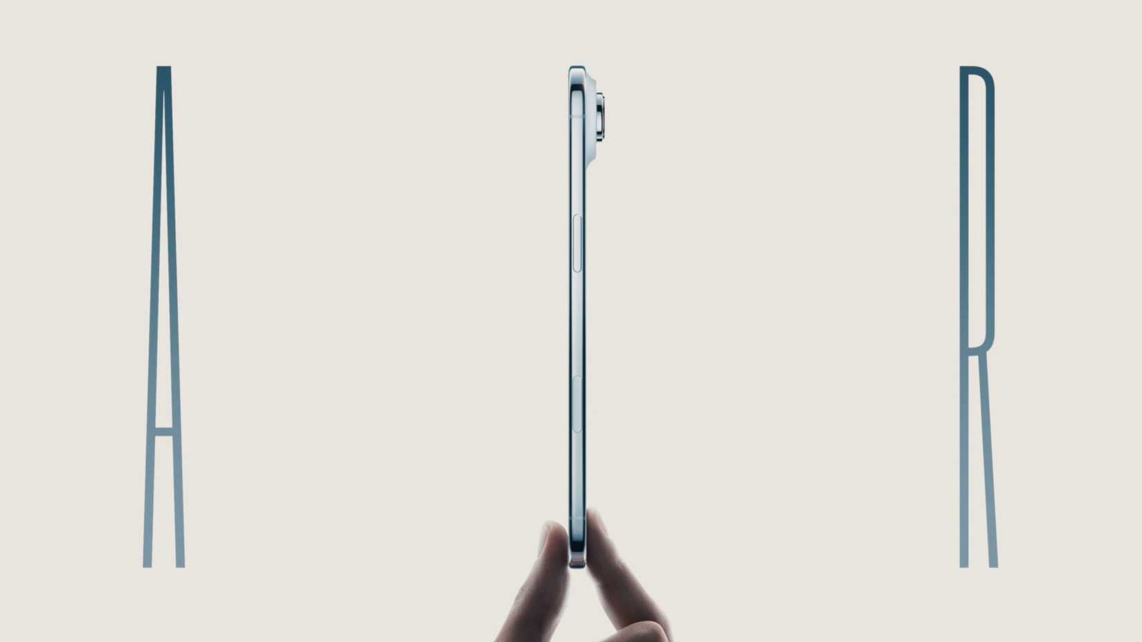 Título aéreo de iPhone en Apple Presentación de iPhone.