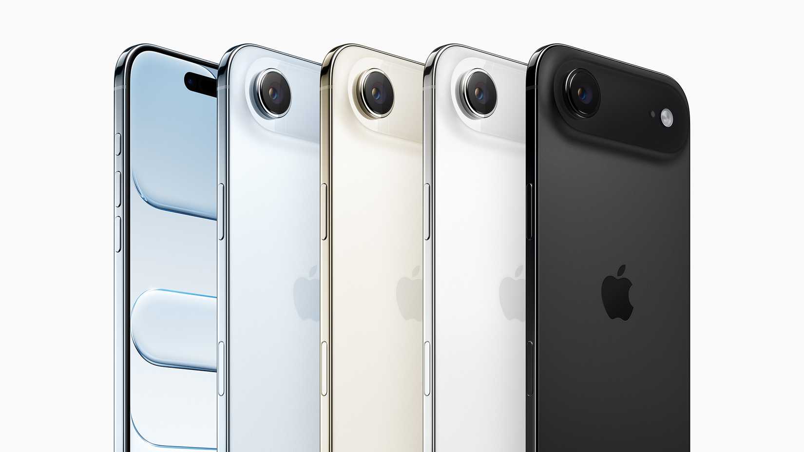 iPhone Air in several colors.