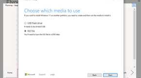 ISO File option in the Windows 11 Setup window.
