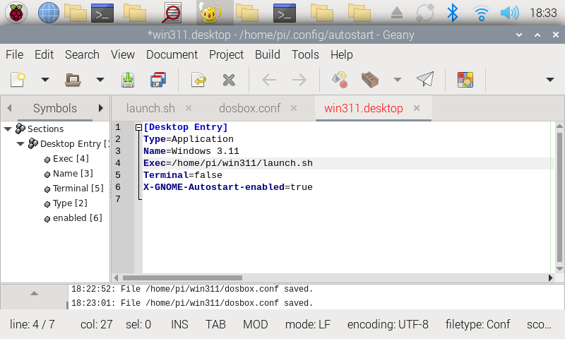 Launching a Bash script automatically after login in Raspberry Pi OS.