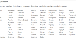 Mailspring supported languages.