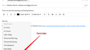 Malspring send later option for emails.