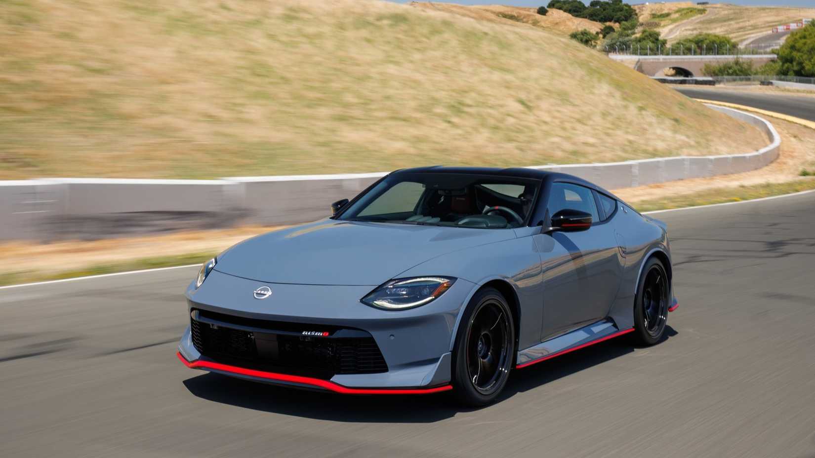Front 3/4 Action Shot of a 2024 Nissan Z Nismo 