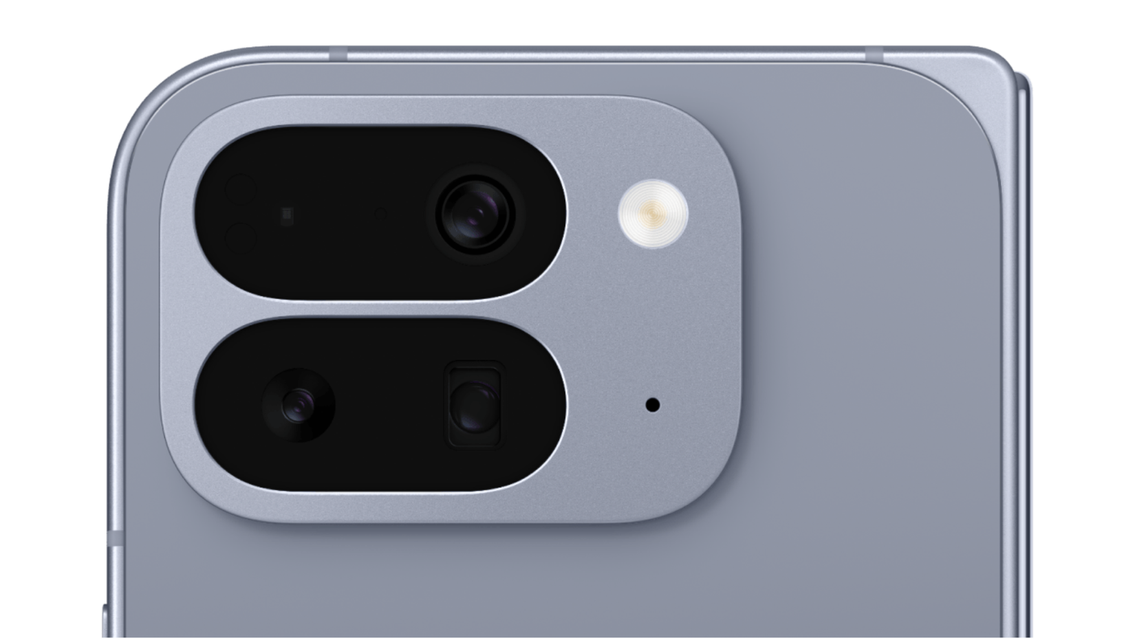 Image of the Pixel 10 Pro Fold's camera setup.