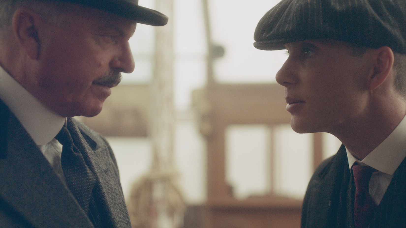 Sam Neill and Cillian Murphy in Peaky Blinders.