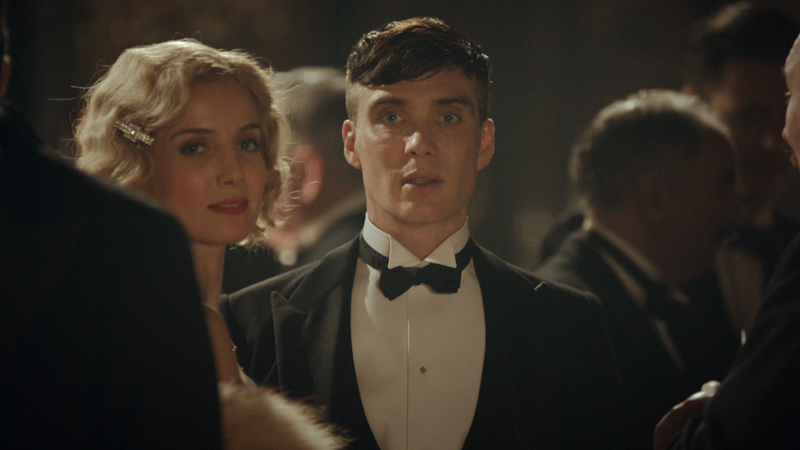 Annabelle Wallis and Cillian Murphy in Peaky Blinders.