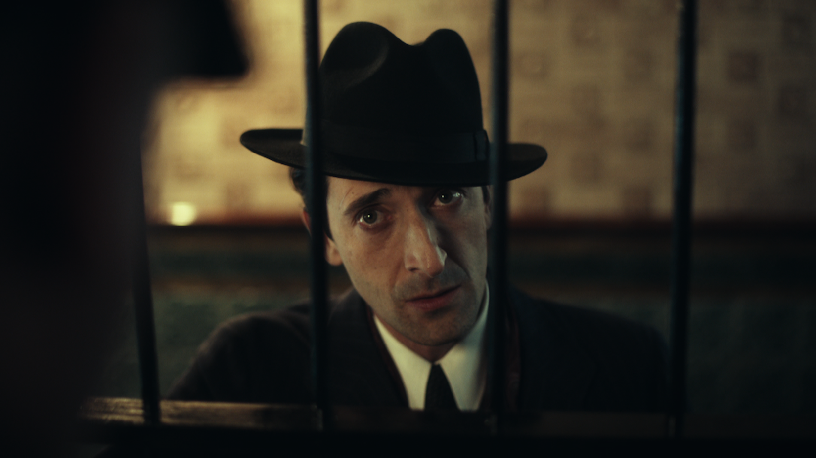 Photo by Adrien Brody in Peaky Blinders, season four.