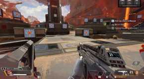 A screenshot of 240fps in GeForce NOW Ultimate's Competitive Mode in the game 'Apex Legends.'