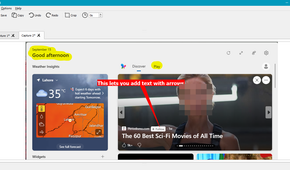 Censoring information with KSnip.