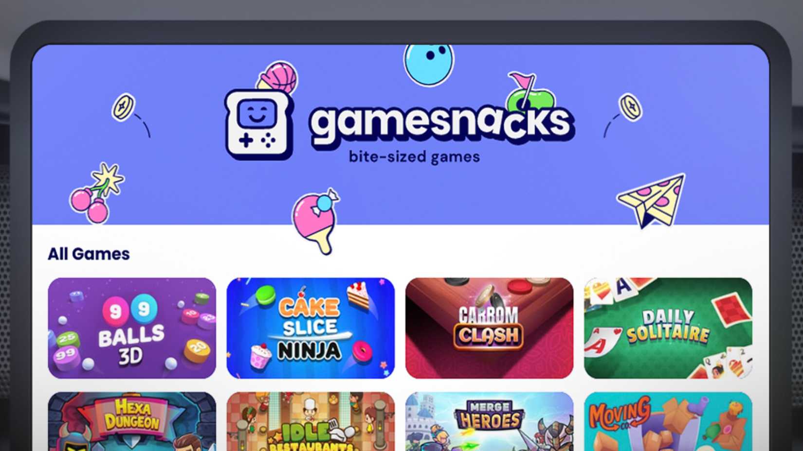 GameSnack titles on Android Auto. 