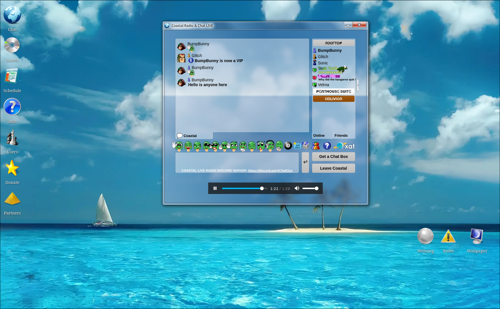 Coastal Radio Live found in the Frutiger Aero web ring.