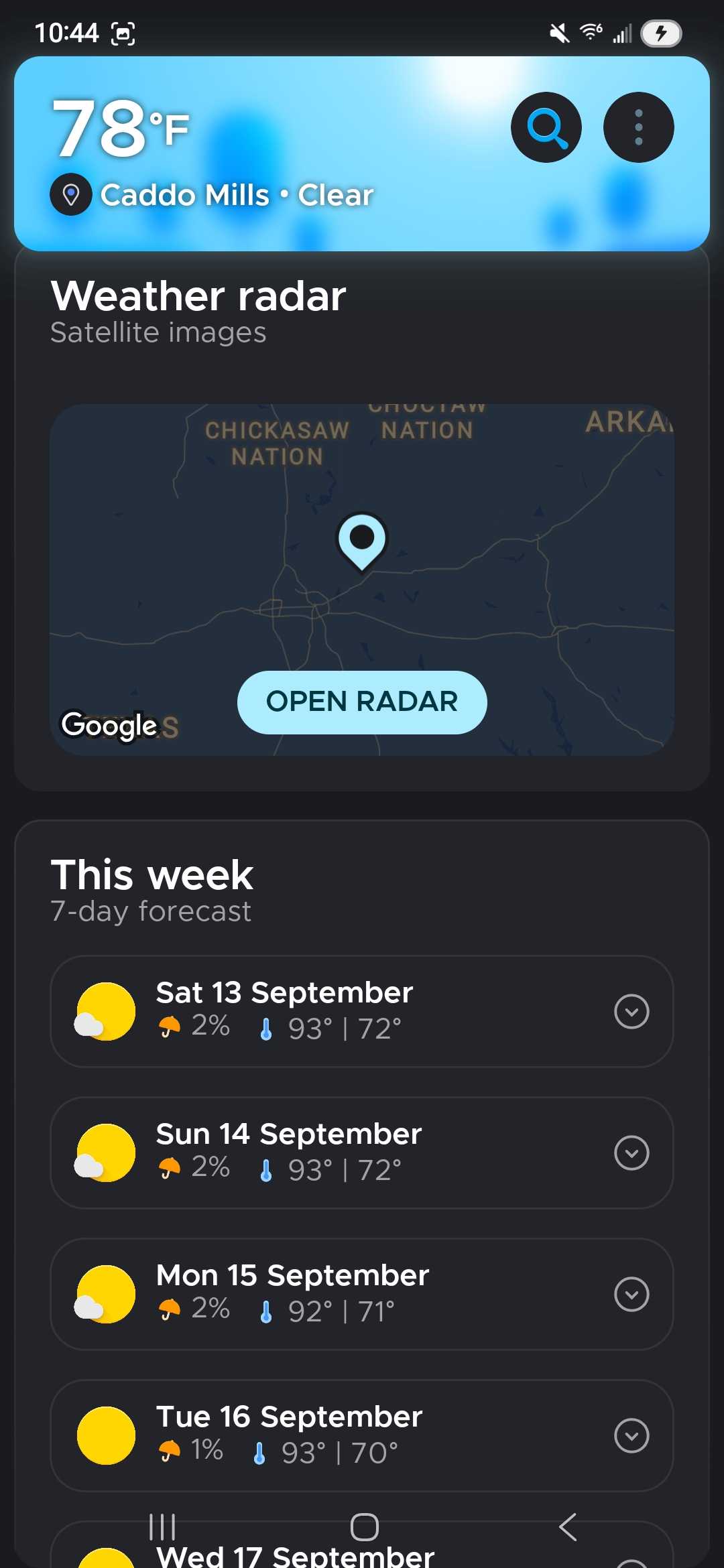 I Finally Found the Best Android Weather Widget