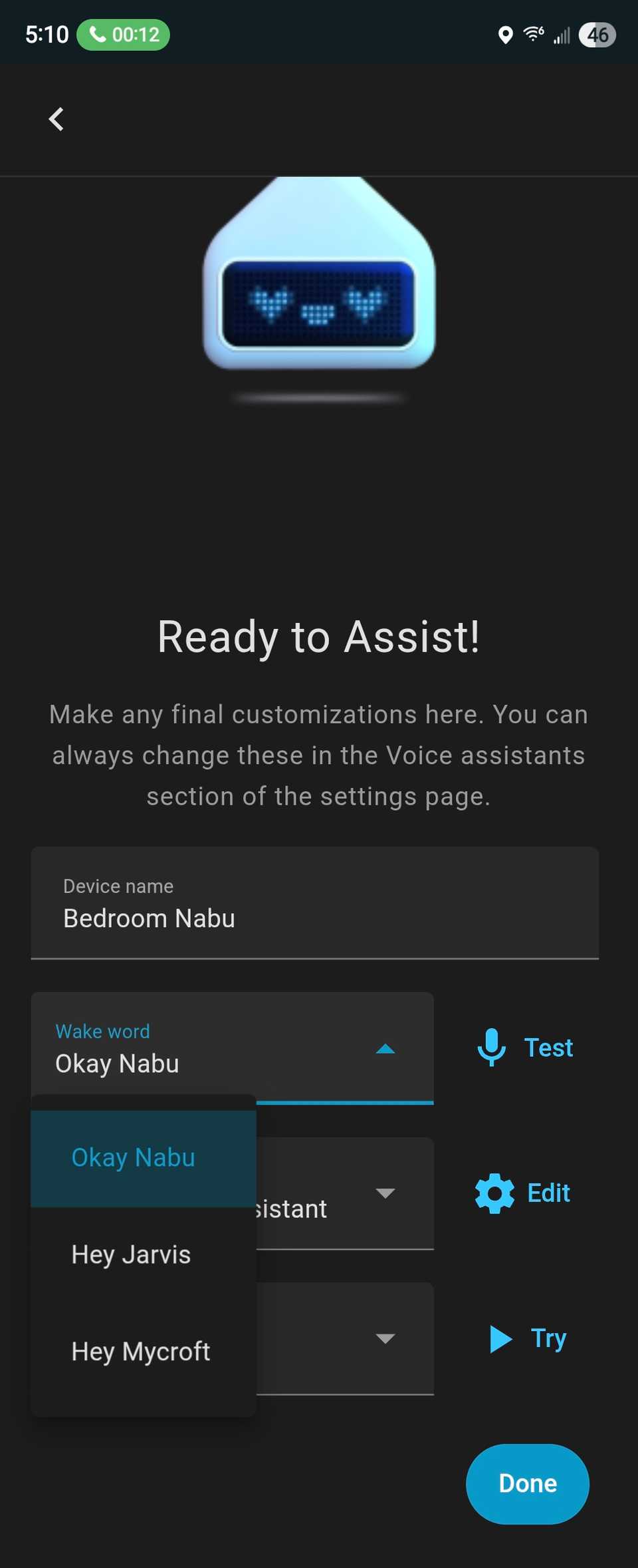 Setting upHome Assistant Voice Preview Edition.