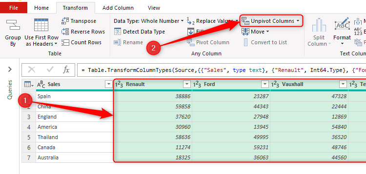 Excel Matrix Restructure How to Restructure Data in Microsoft Excel