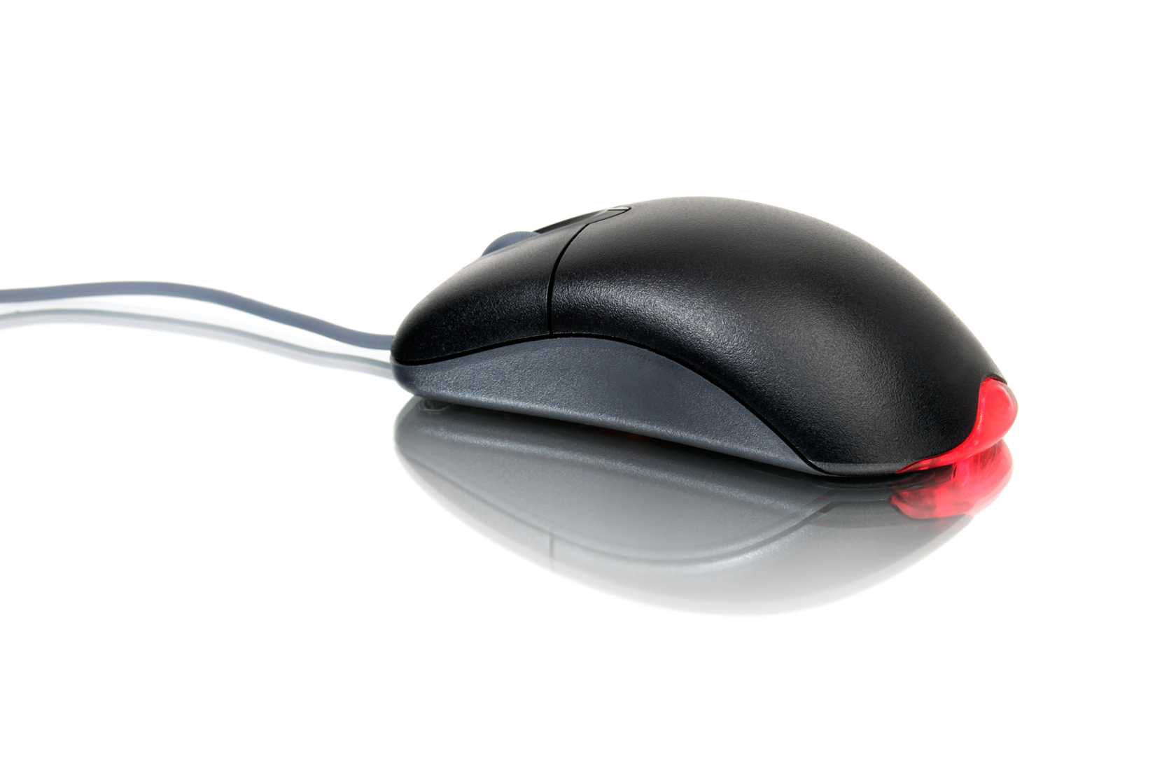 A generic mouse that closely resembles the optical Intellimouse.