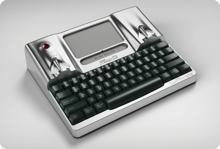 The Freewrite Hemingwrite signature edition.