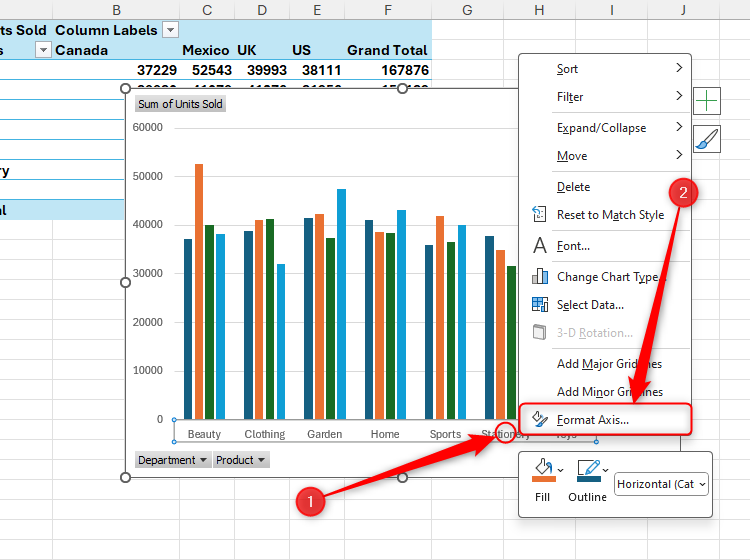 How to Insert and Use a PivotChart in Microsoft Excel