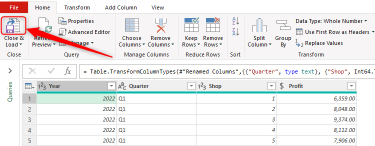 The upper half of the division and download button at the Extreme Inquiries Editor.