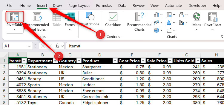 Excel Matrix Restructure How to Restructure Data in Microsoft Excel