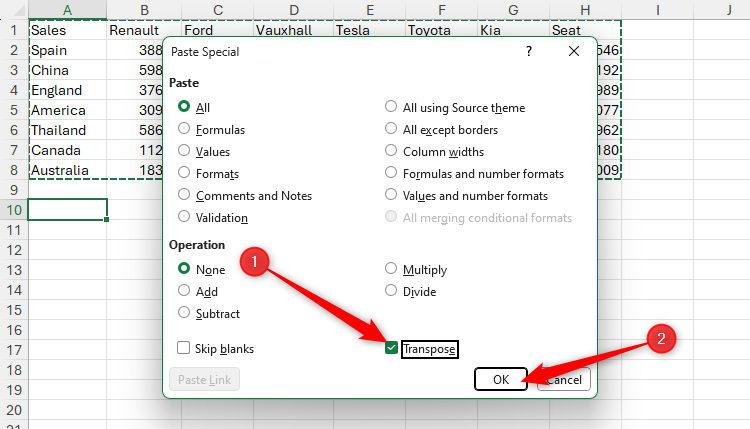 Excel Matrix Restructure How to Restructure Data in Microsoft Excel
