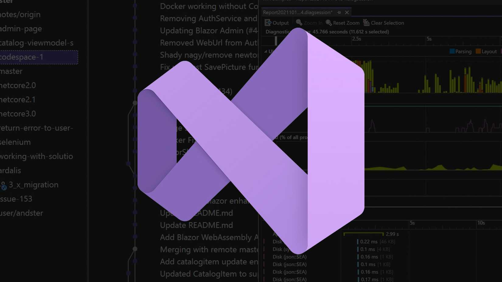 Logotipo do Visual Studio.