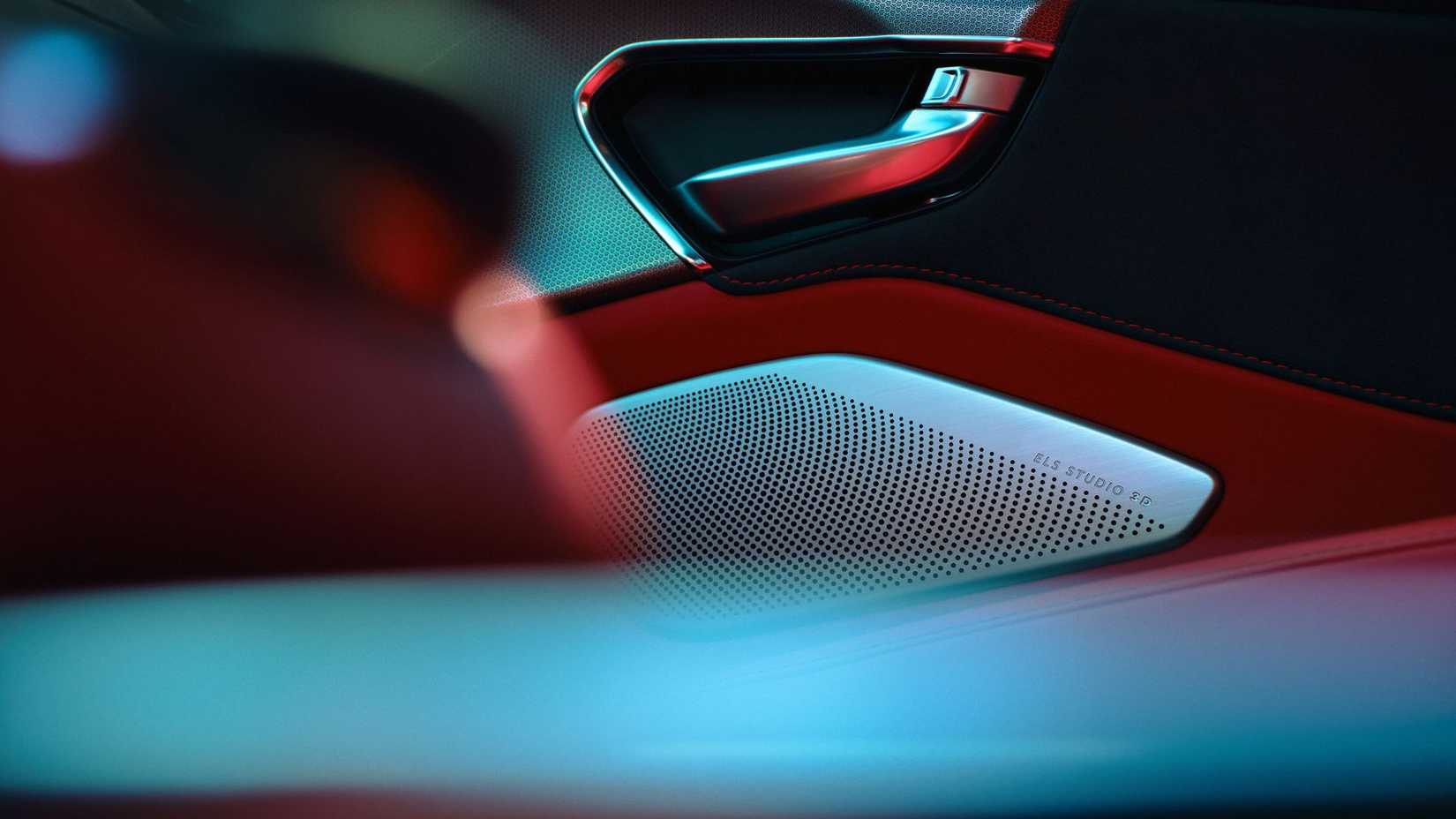 Close-up shot of the door panel in a 2025 Acura RDX A-Spec.