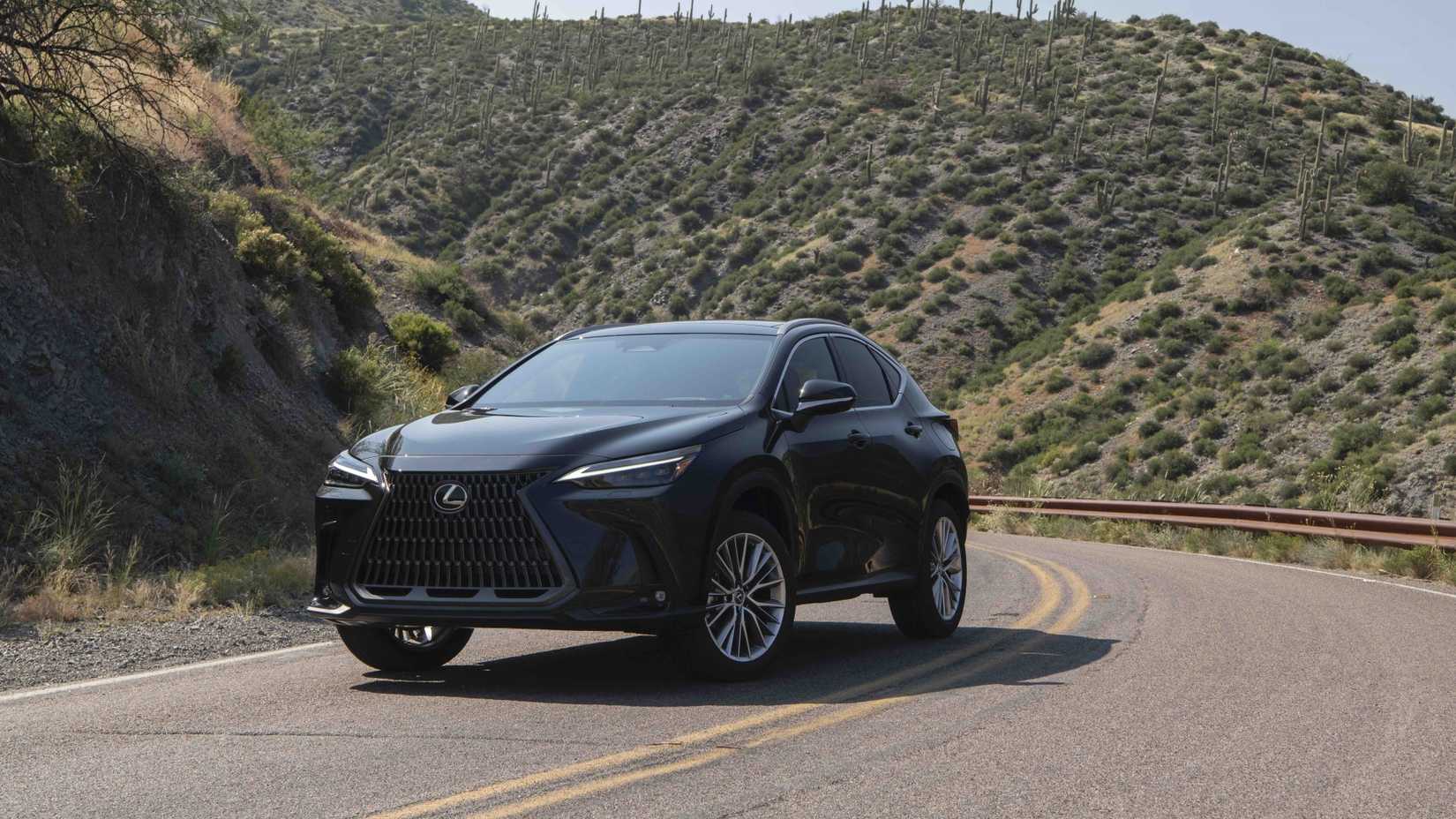 Front 3/4 shot of a 2026 Lexus NX