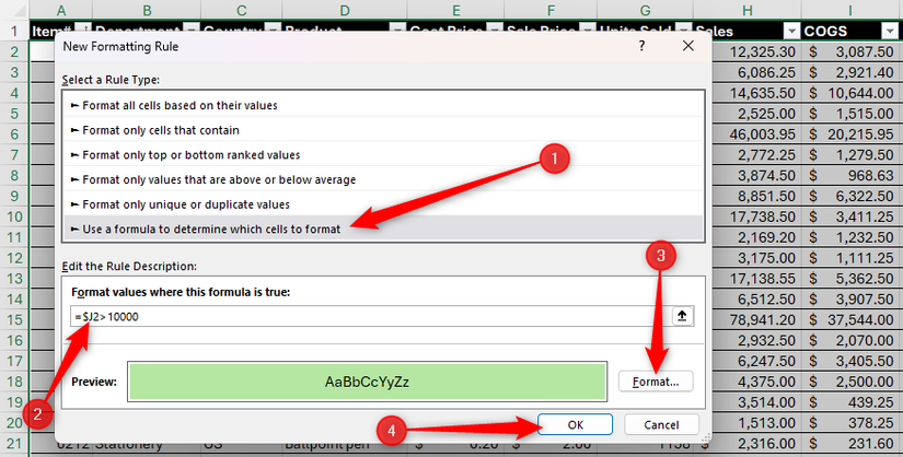 Rules In Excel Editing a Formula in an Excel Dialog Box? Here's a Tip to Make Life Easier