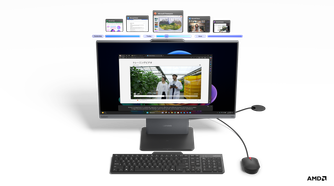 A Lenovo ThinkCentre neo 55a using the Recall and Captions