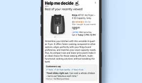 A listing from Help Me Decide AI on Amazon