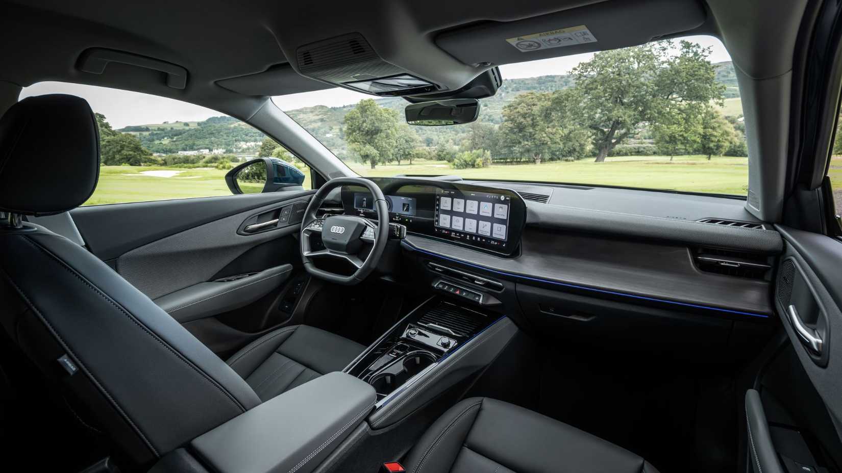 Shot inside the cabin of a 2026 Audi Q3.