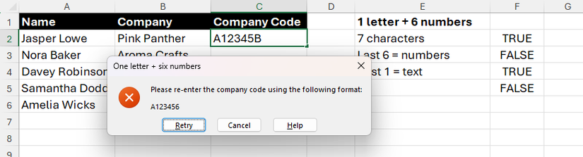 Excel's Custom Data Validation: A Trick You Didn't Know You Needed