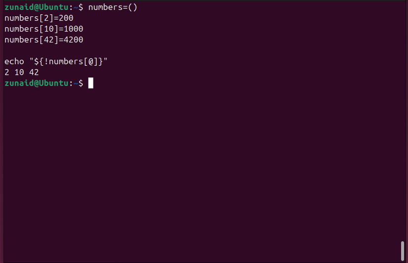Um exemplo de apresentação de matrizes esparsas e suas características não sequenciais.