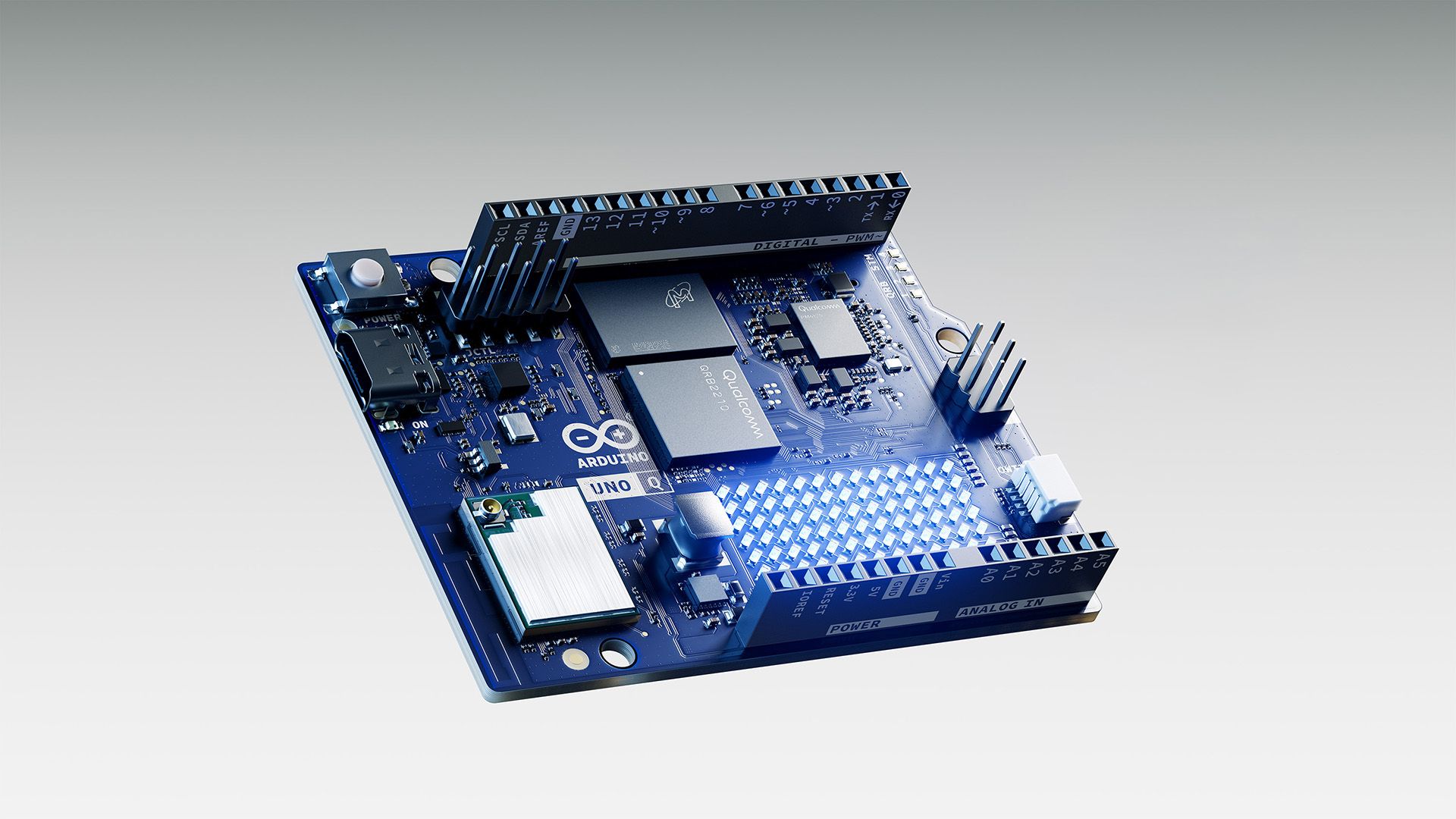 Arduino Uno Q board.