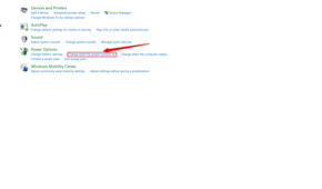 Various options within the Windows 11 control panel.