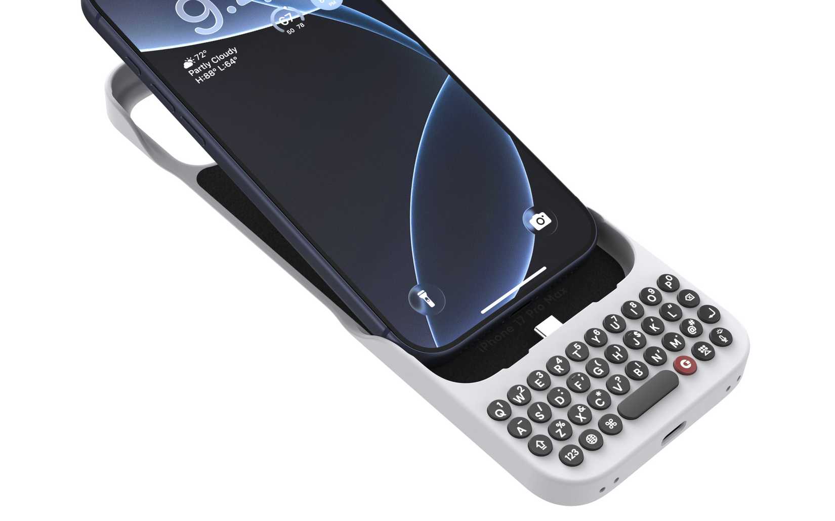 Clicks case for iPhone 17.